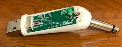 HS-100B 上的吉他 USB
