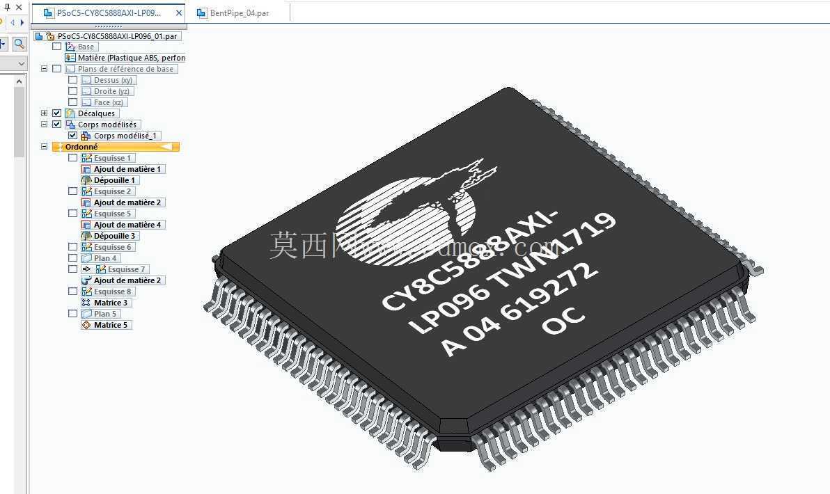 PSoC5-CY8C5888AXI-LP096