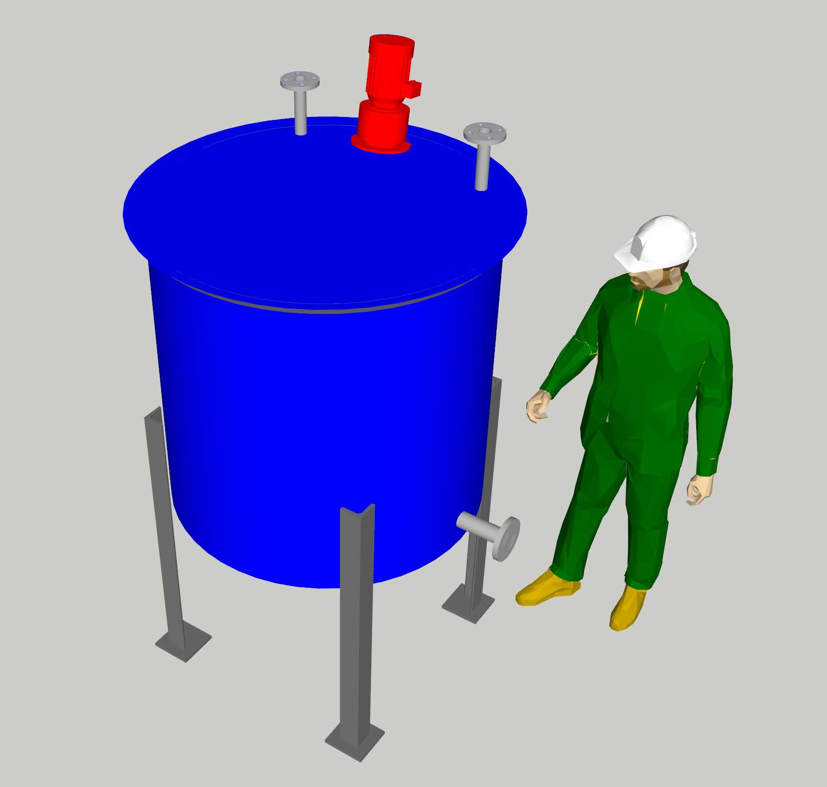 带搅拌器的混合罐| TANQUE MEZCLADOR CON 搅拌器