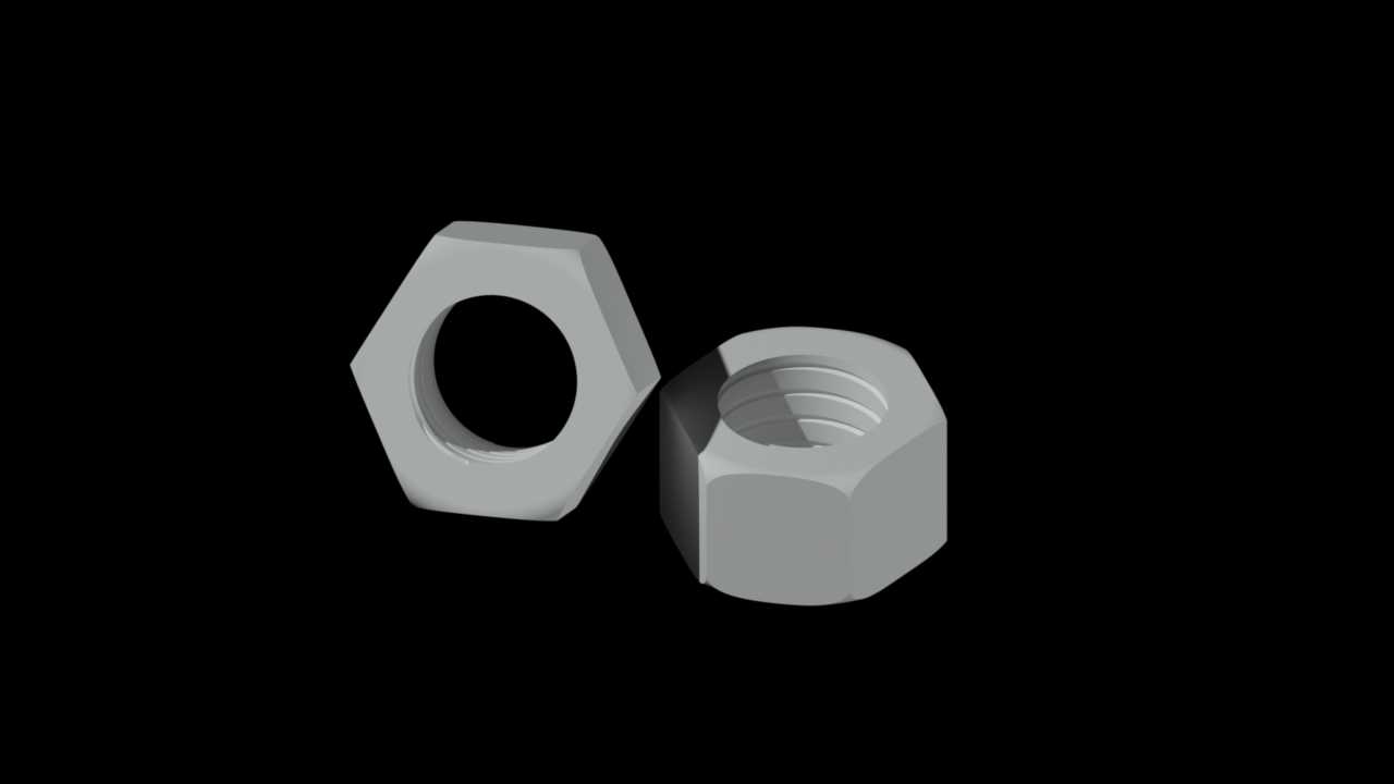 Cara Membuat Mur / Autocad 的 Nut 3D