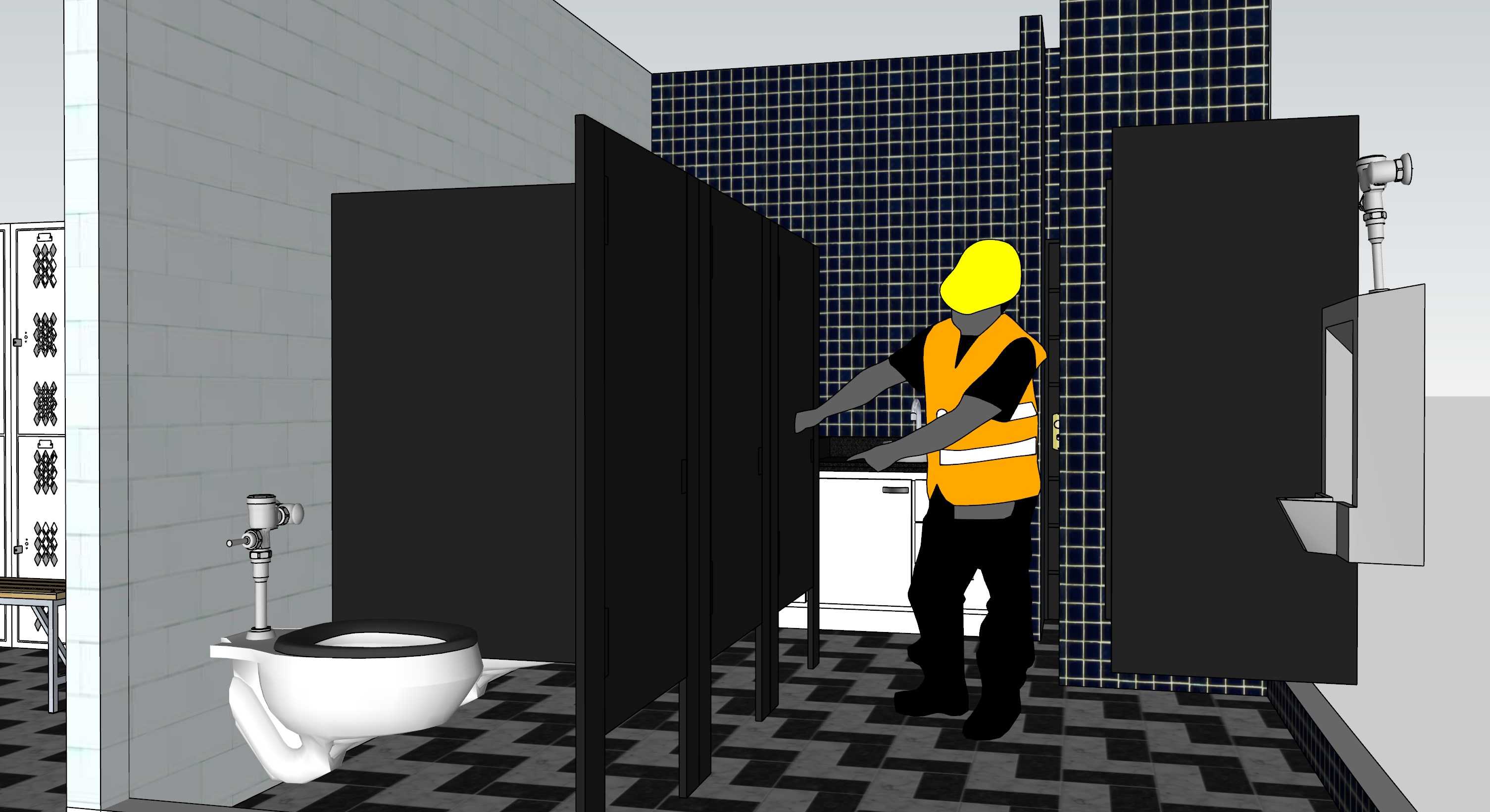 公司人员(工人)的入口、淋浴和更衣室| Ingreso,DUCHAS Y VESTIDORES DEL PERSONAL (TRABAJADORES) DE UNA PLANTA INDUSTRIAL