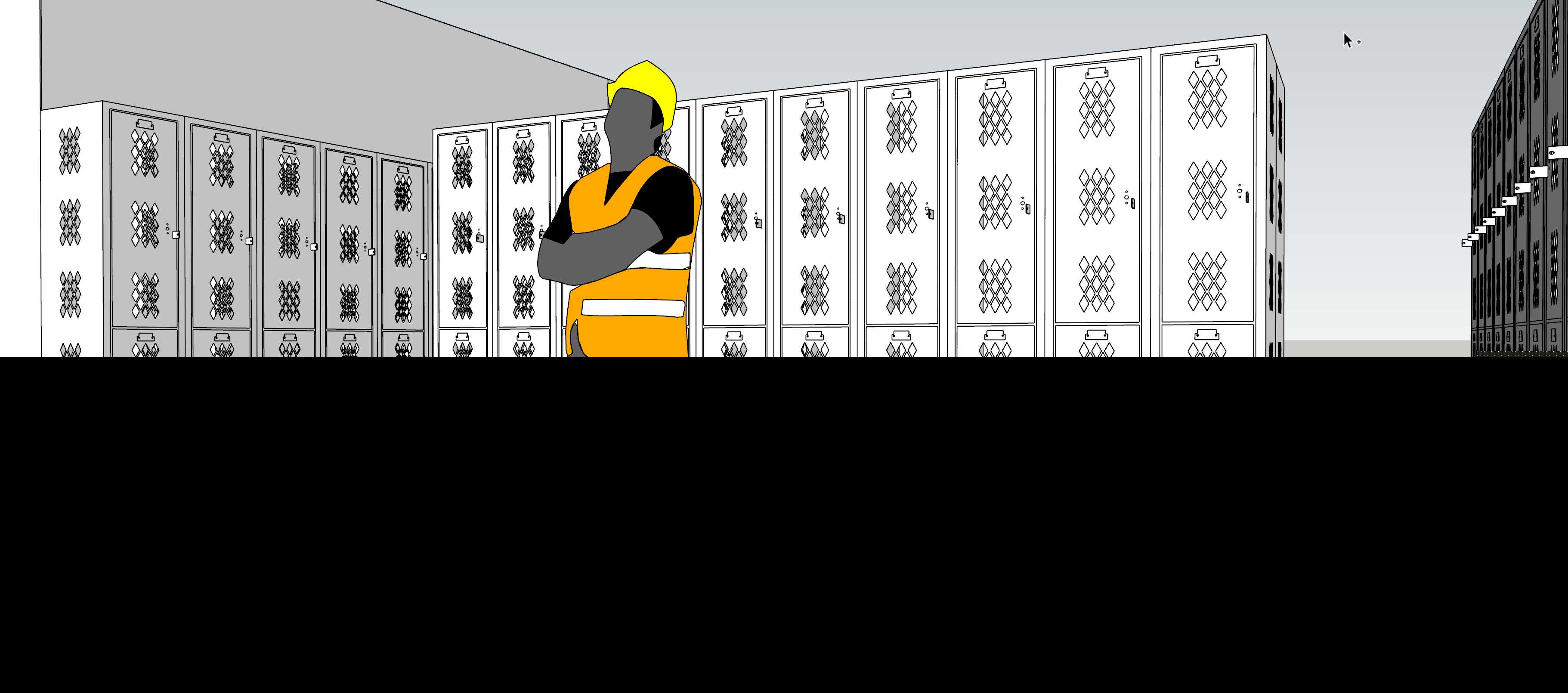 公司人员(工人)的入口、淋浴和更衣室| Ingreso,DUCHAS Y VESTIDORES DEL PERSONAL (TRABAJADORES) DE UNA PLANTA INDUSTRIAL
