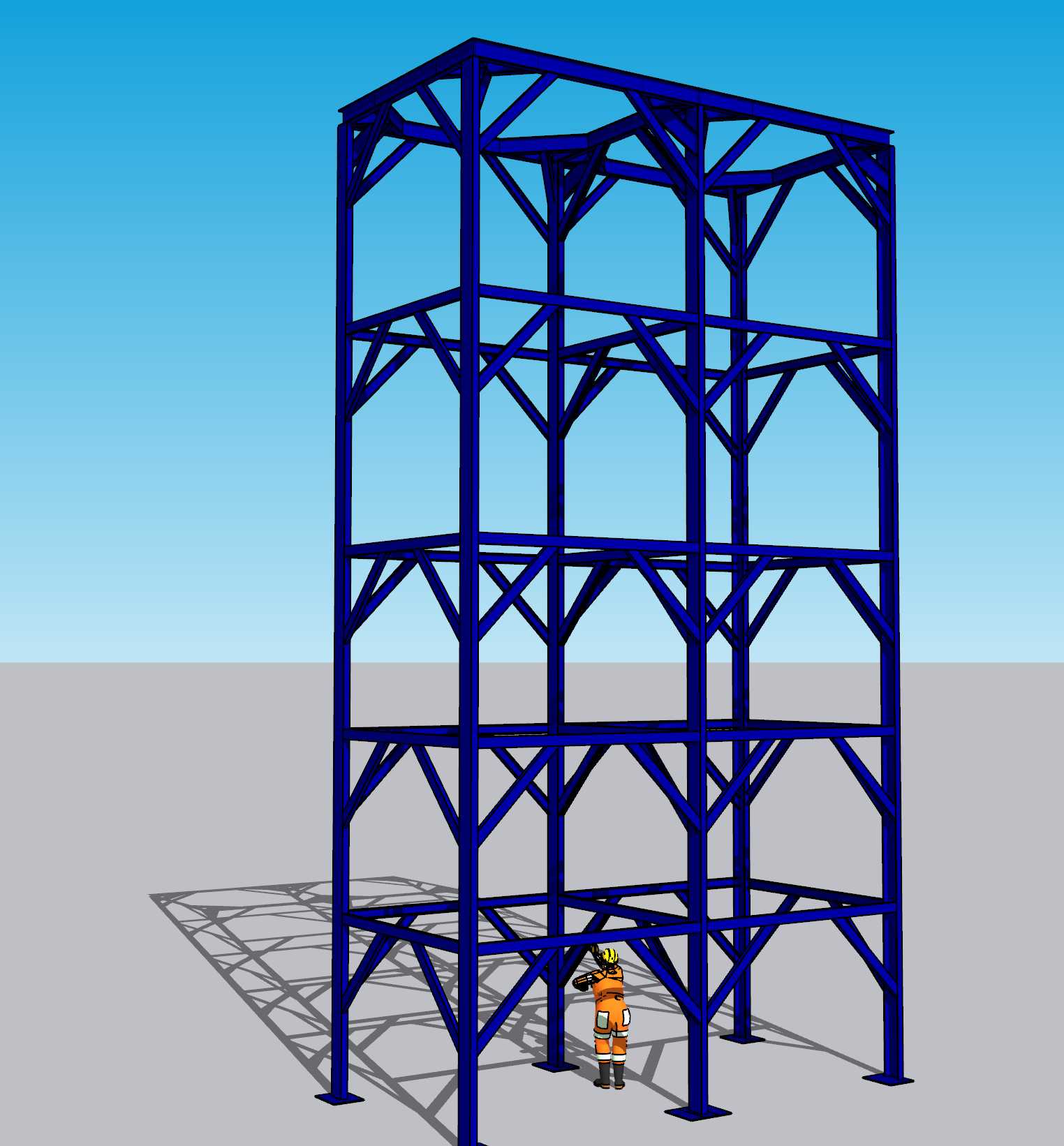 ��λ���޽ṹ |  ESTRUCTURA PARA EL SOPORTE DE TANQUES ELEVADOS��