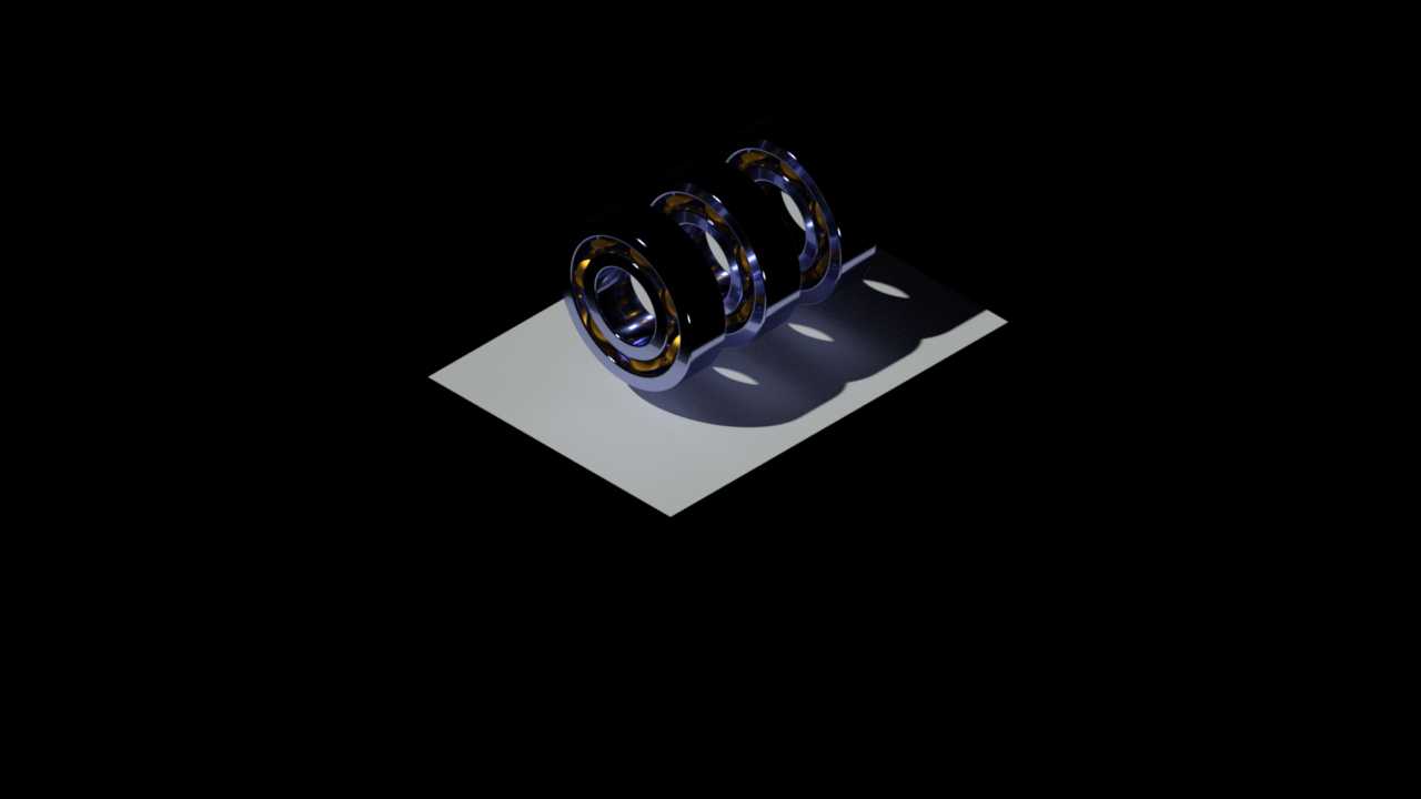 Autocad 的 Cara Membuat 轴承 3D