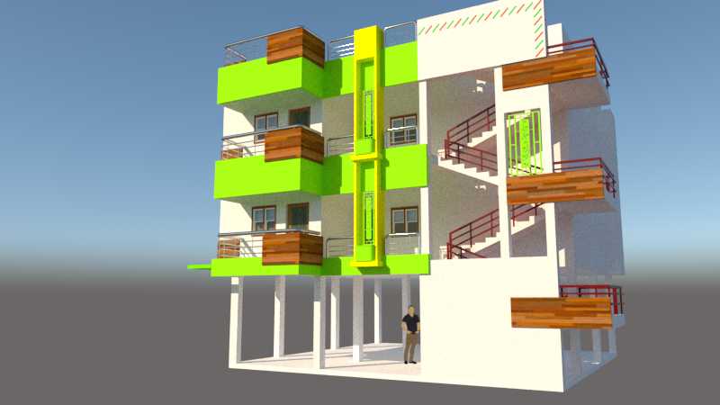 2 BHK 1000 ƽ����