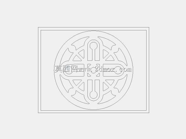 DXF lazeer kesim desen