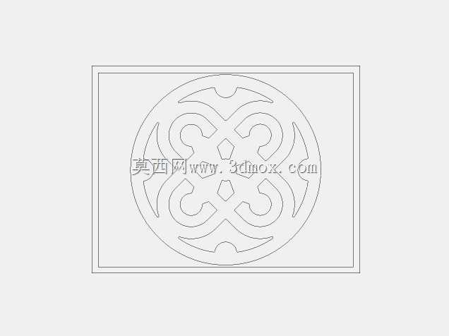 DXF lazeer kesim desen
