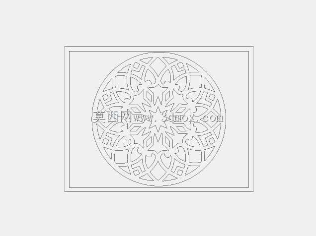 DXF lazeer kesim desen