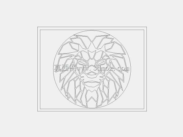 DXF lazeer kesim desen