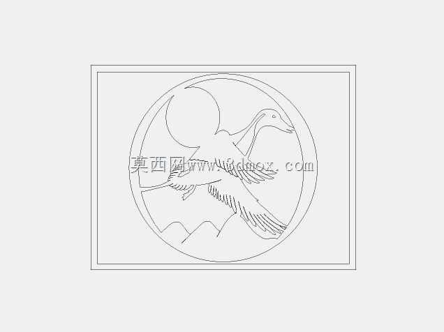 DXF lazeer kesim desen