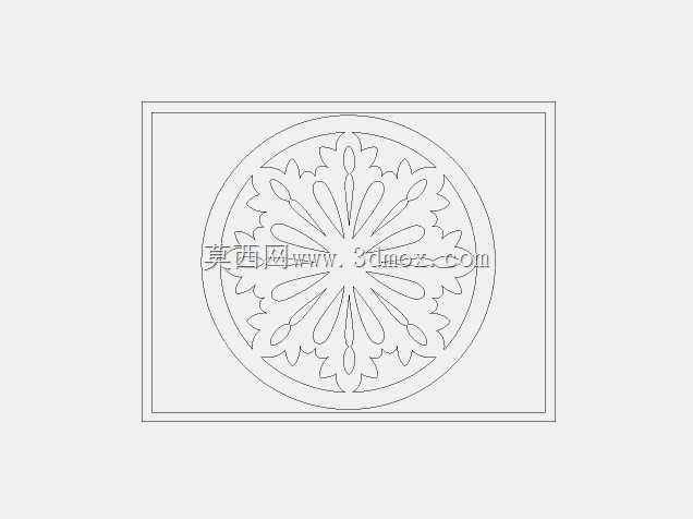 DXF lazeer kesim desen