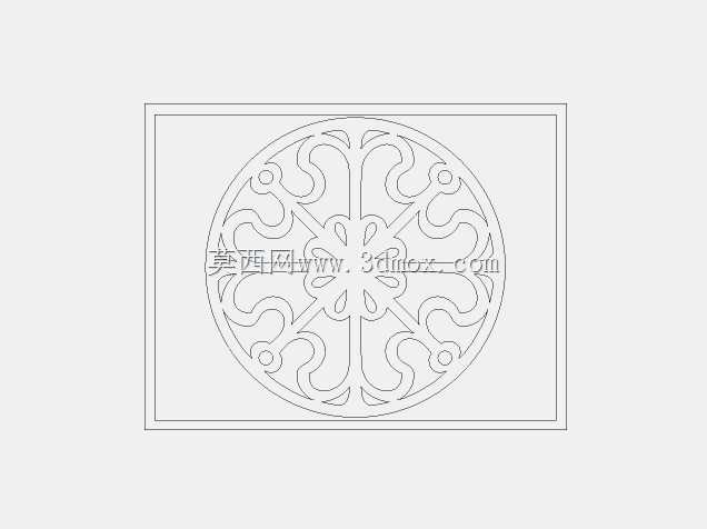 DXF lazeer kesim desen