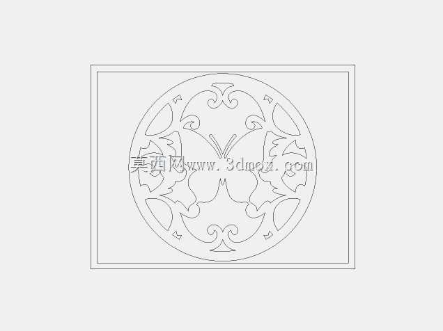DXF lazeer kesim desen