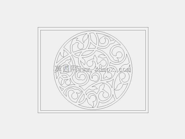 DXF lazeer kesim desen