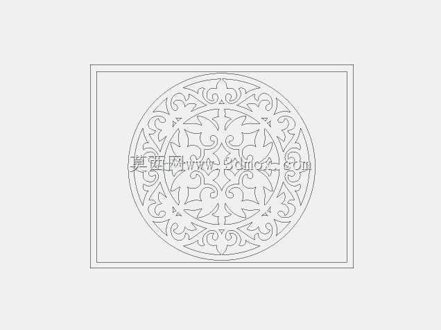 DXF lazeer kesim desen