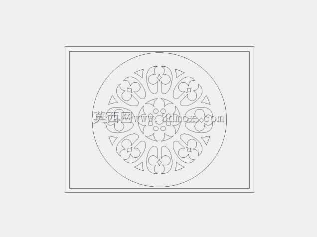 DXF lazeer kesim desen