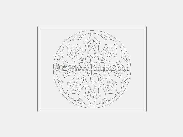 DXF lazeer kesim desen