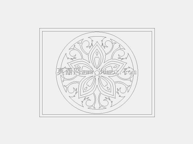 DXF lazeer kesim desen