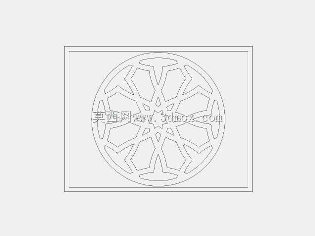 DXF lazeer kesim desen