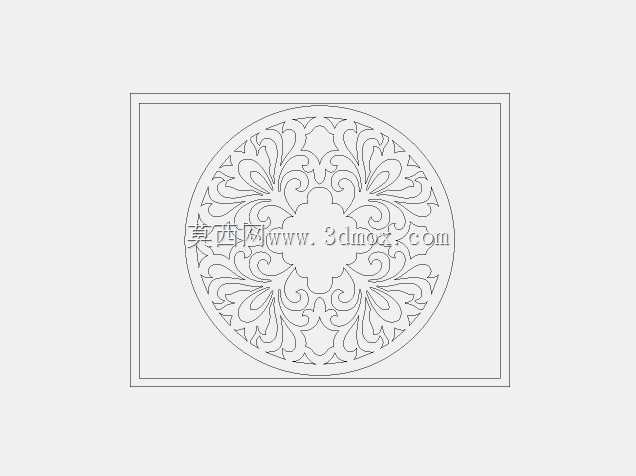 DXF lazeer kesim desen