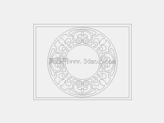 DXF lazeer kesim desen