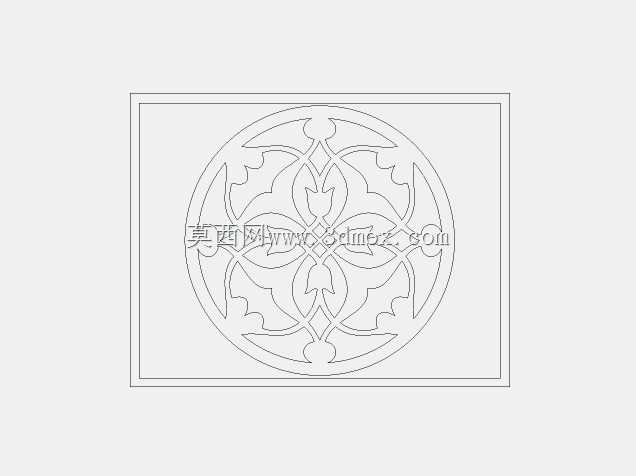 DXF lazeer kesim desen