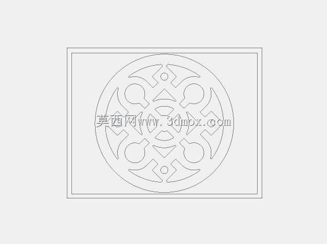 DXF lazeer kesim desen