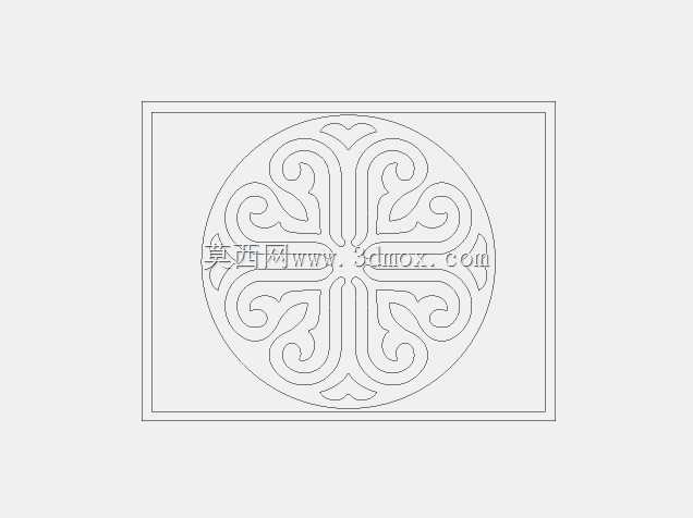 DXF lazeer kesim desen