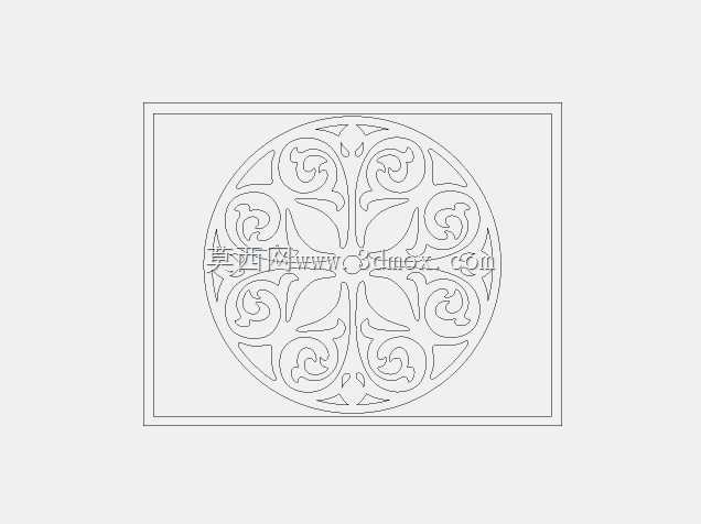 DXF lazeer kesim desen