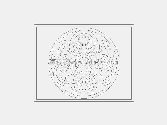 DXF lazeer kesim desen