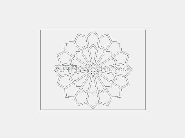 DXF lazeer kesim desen