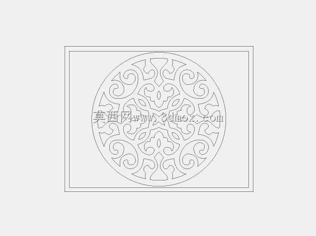 DXF lazeer kesim desen