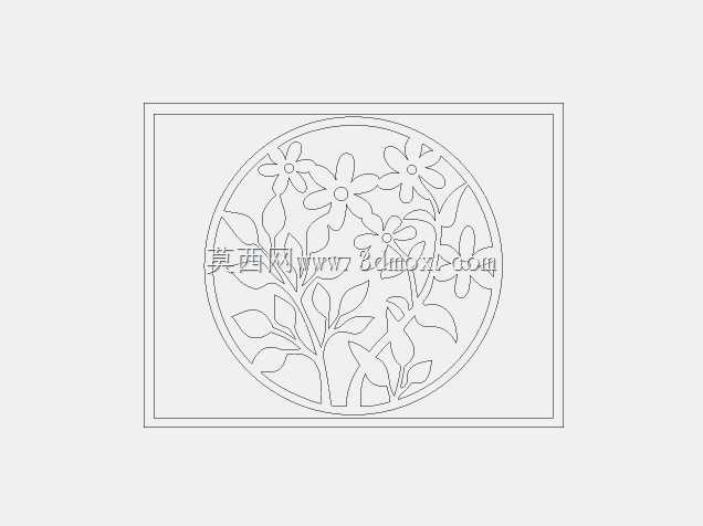 DXF lazeer kesim desen