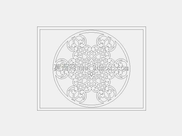 DXF lazeer kesim desen