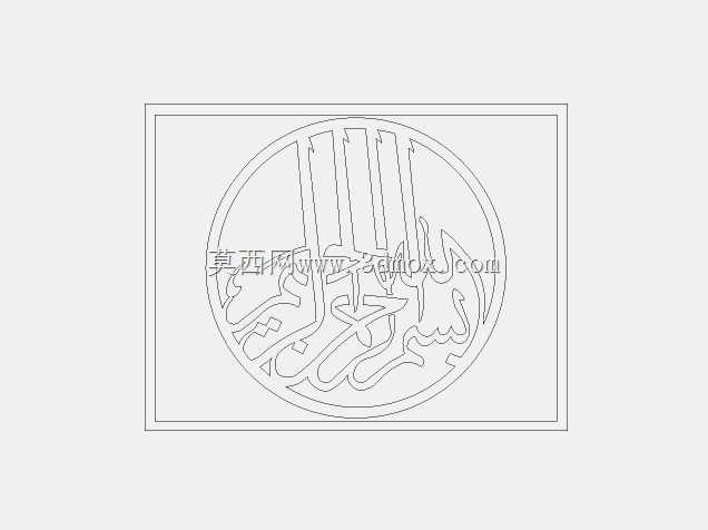 DXF lazeer kesim desen