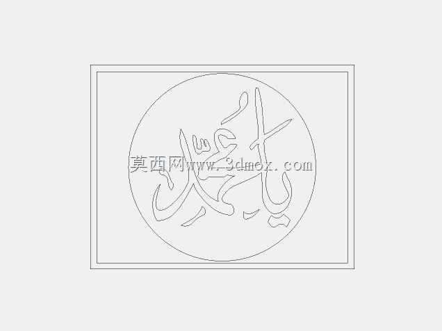 DXF lazeer kesim desen