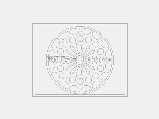 DXF lazeer kesim desen