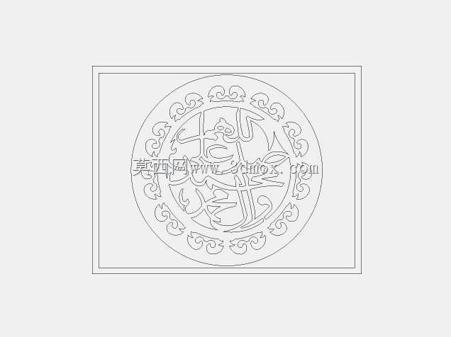 DXF lazeer kesim desen