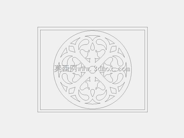 DXF lazeer kesim desen