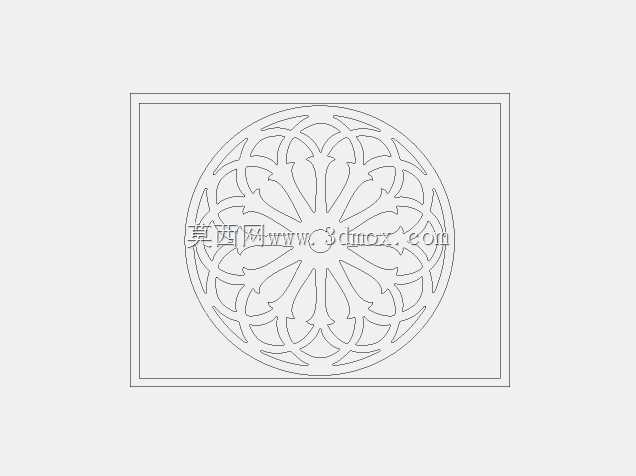 DXF lazeer kesim desen