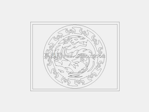 DXF lazeer kesim desen