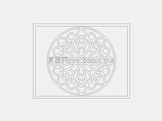 DXF lazeer kesim desen