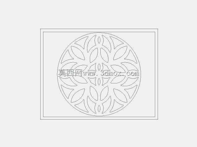 DXF lazeer kesim desen