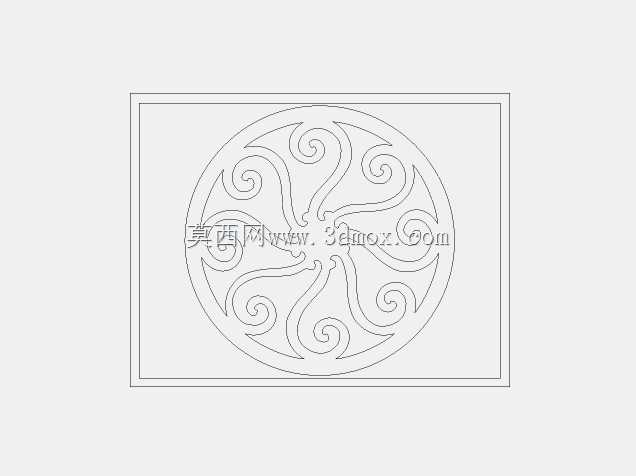 DXF lazeer kesim desen