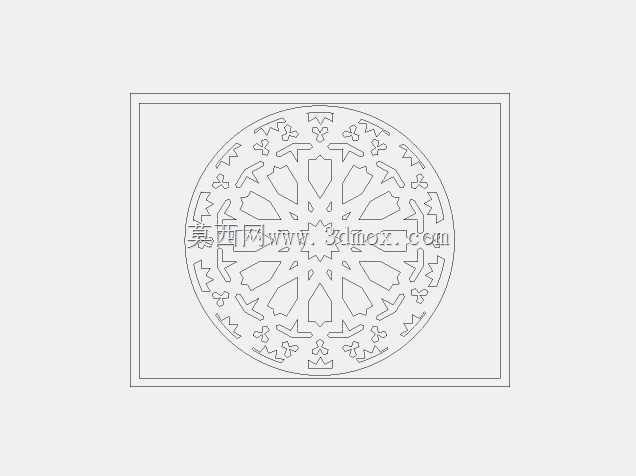 DXF lazeer kesim desen