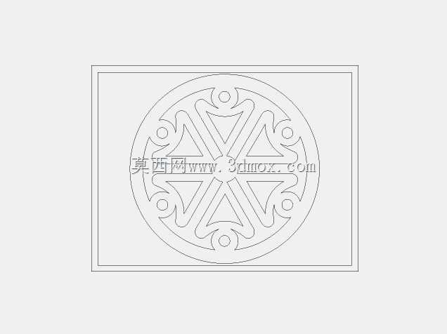 DXF lazeer kesim desen