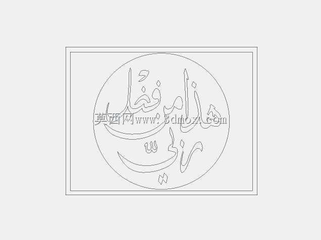 DXF lazeer kesim desen