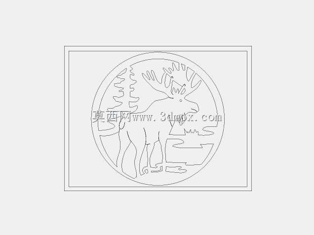 DXF lazeer kesim desen