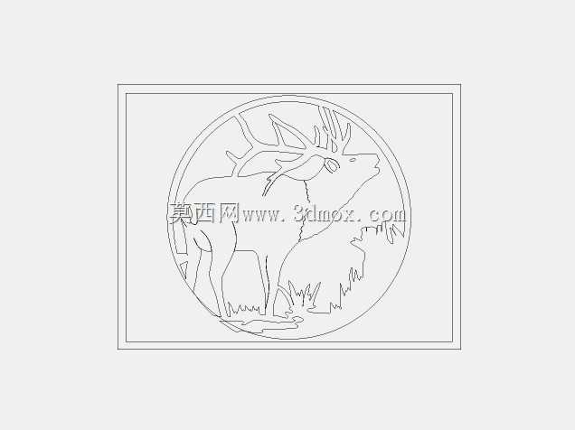 DXF lazeer kesim desen