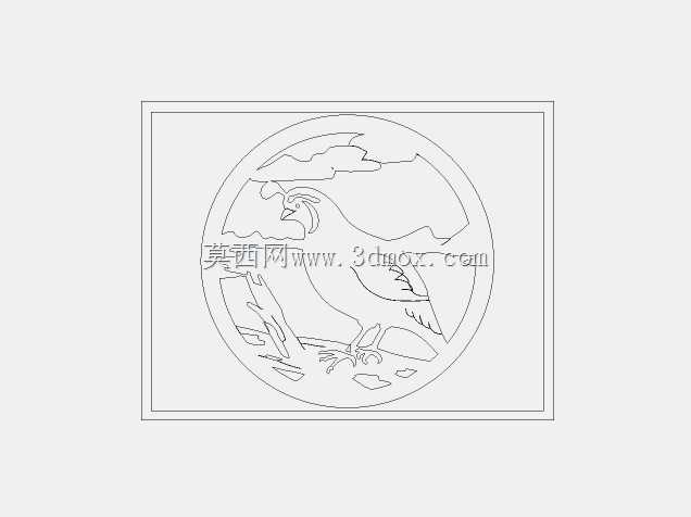 DXF lazeer kesim desen